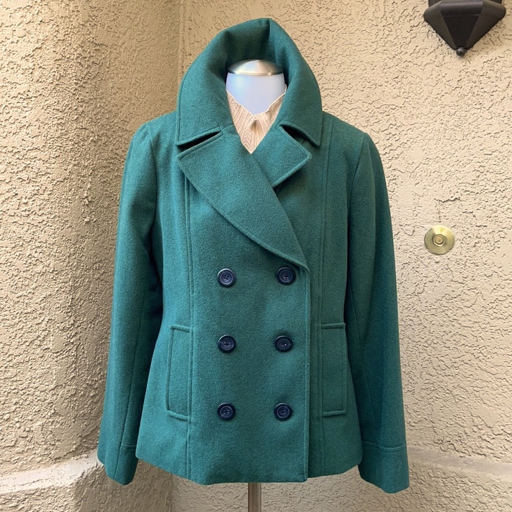 Deep green Merona wool coat